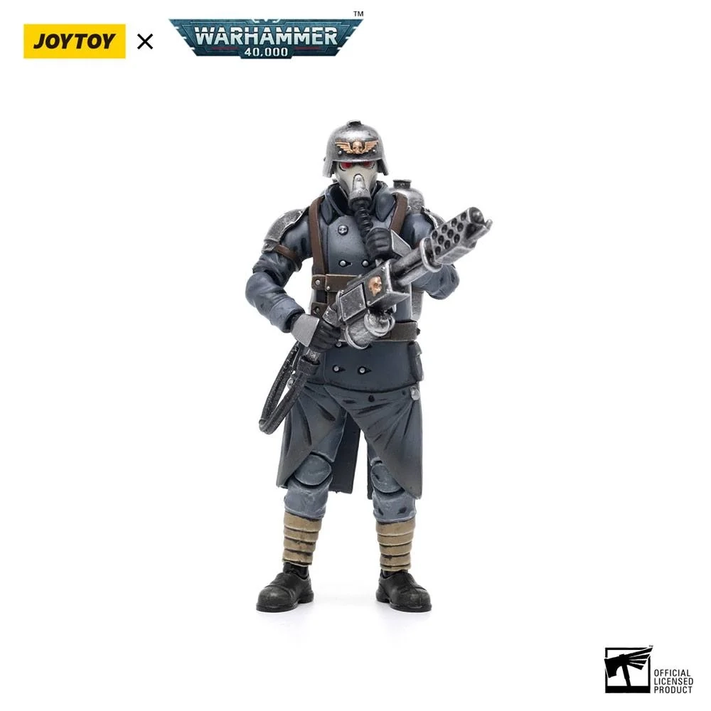 Figurka Joy Toy FiWarhammer 40k Astra Militarum Death Korps of Krieg Veteran Squad Guardsman with Flamer