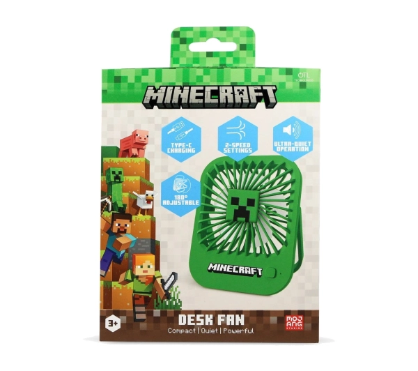 OTL Technologies Desk Fan - Minecraft