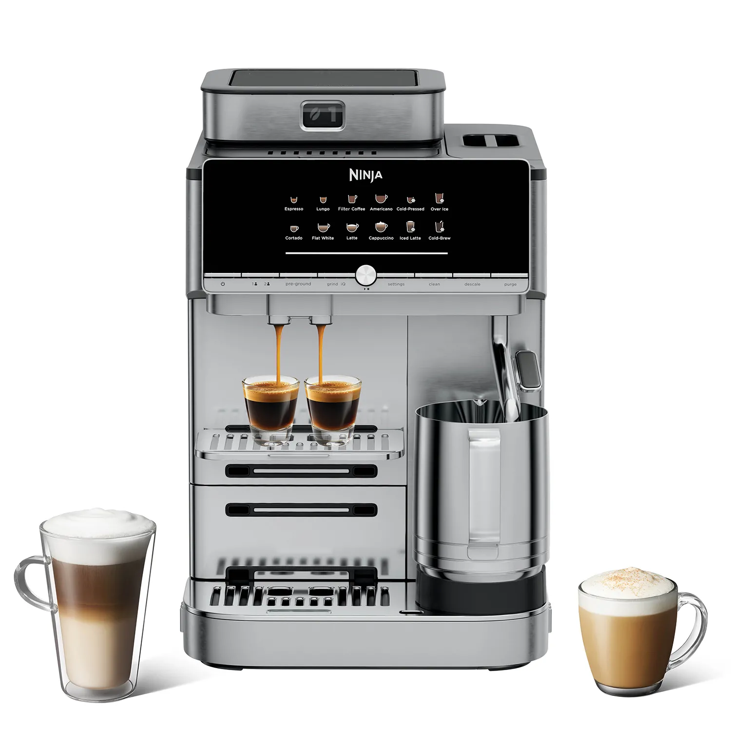 Ekspres Ninja AutoBarista Pro AE1051 Kawa na zimno Szerokość 27,13cm