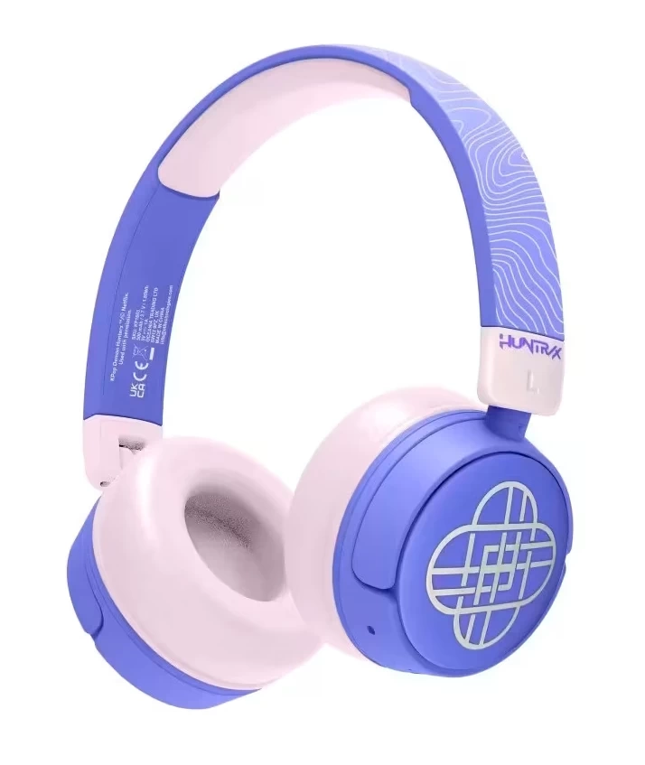 Słuchawki OTL Technologies K-Pop Demon Hunters HUNTR/X Logo Kids Wireless Nauszne Dla Dzieci Fioletowy