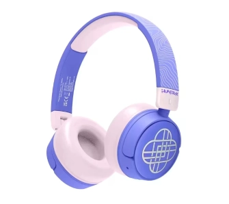 Słuchawki OTL Technologies K-Pop Demon Hunters HUNTR/X Logo Kids Wireless Nauszne Dla Dzieci Fioletowy