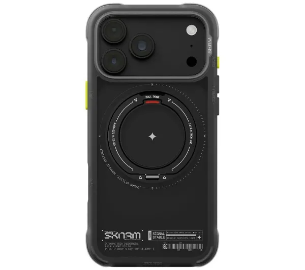 Skinarma Atlas MagSafe + Rotating Kick Stand do iPhone 18 Pro Max / 17 Pro Max Czarny