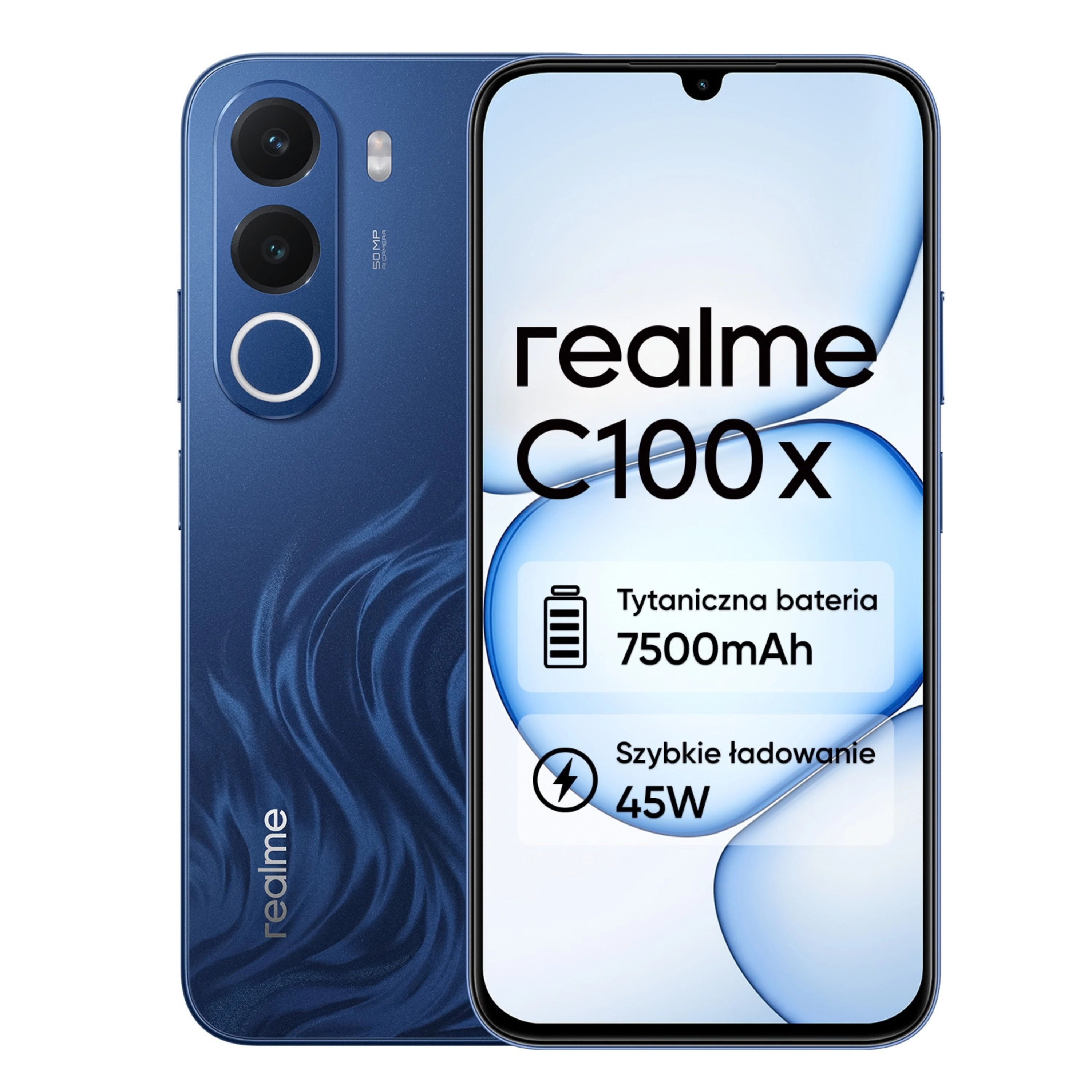 Smartfon realme C100x 4/256GB 6,8" 120Hz 50Mpx Niebieski