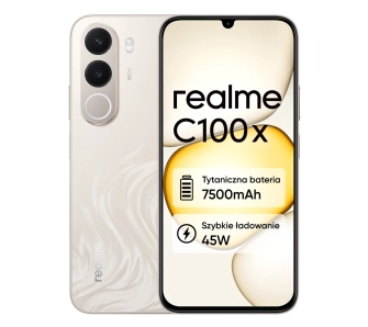 Smartfon realme C100x 4/256GB 6,8" 120Hz 50Mpx Złoty