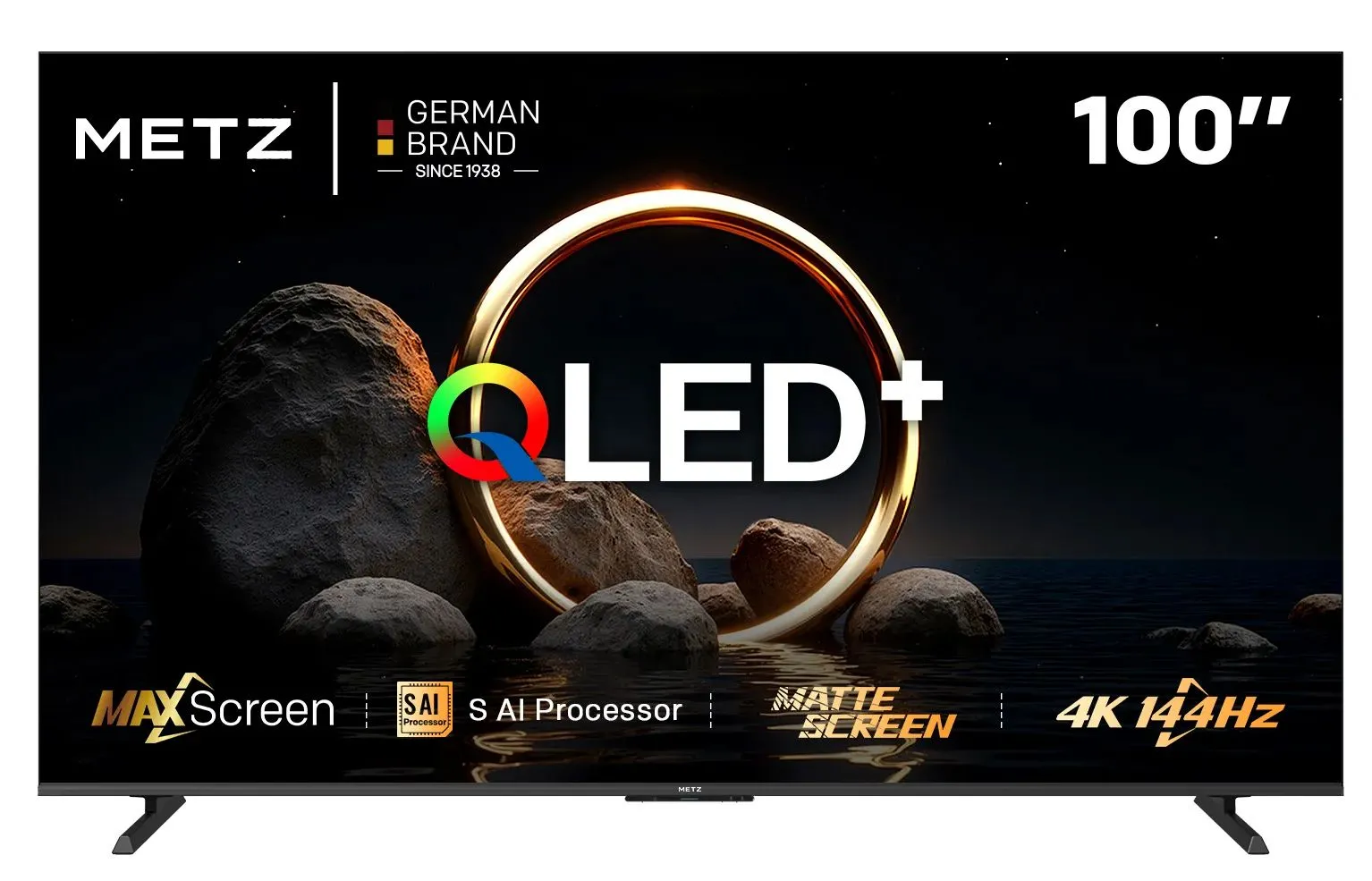 Telewizor Metz 100MQH8500Z  100" QLED 4K 144Hz Google TV Dolby Vision HDMI 2.1 DVB-T2