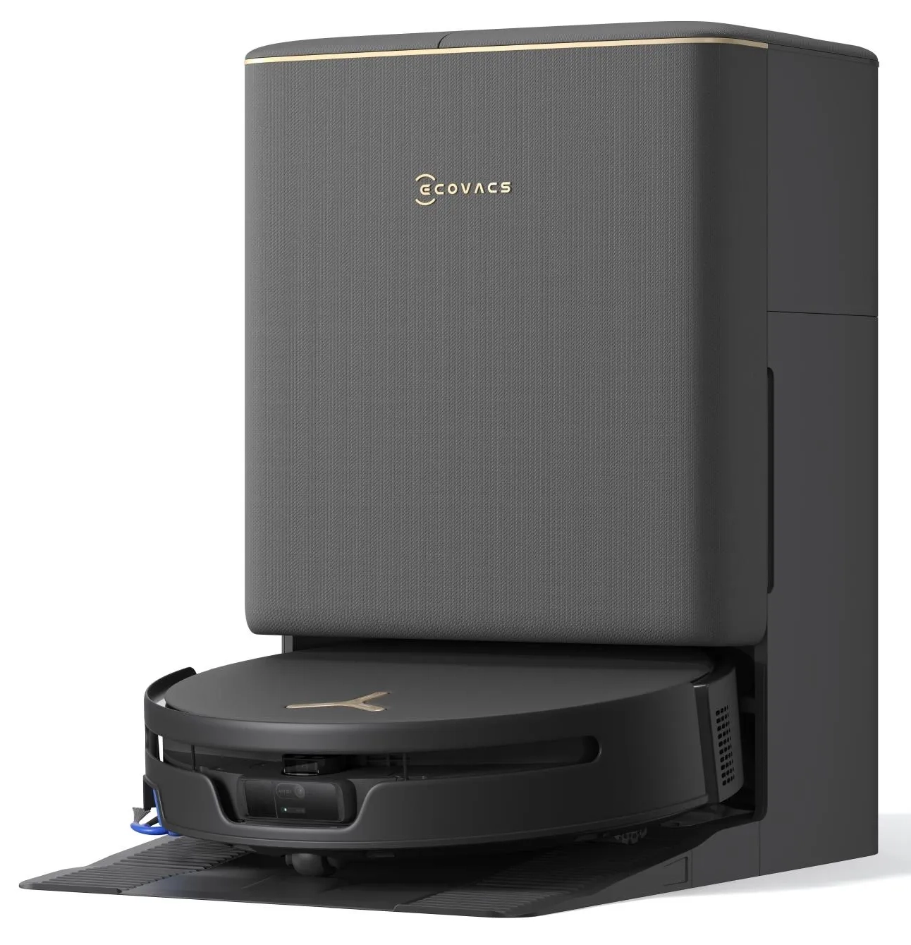 Robot sprzątający Ecovacs Deebot T90S Pro Omni Funkcja mopowania Stacja oczyszczająca Tworzenie mapy pomieszczenia 59dB Funkcje AI Czarny