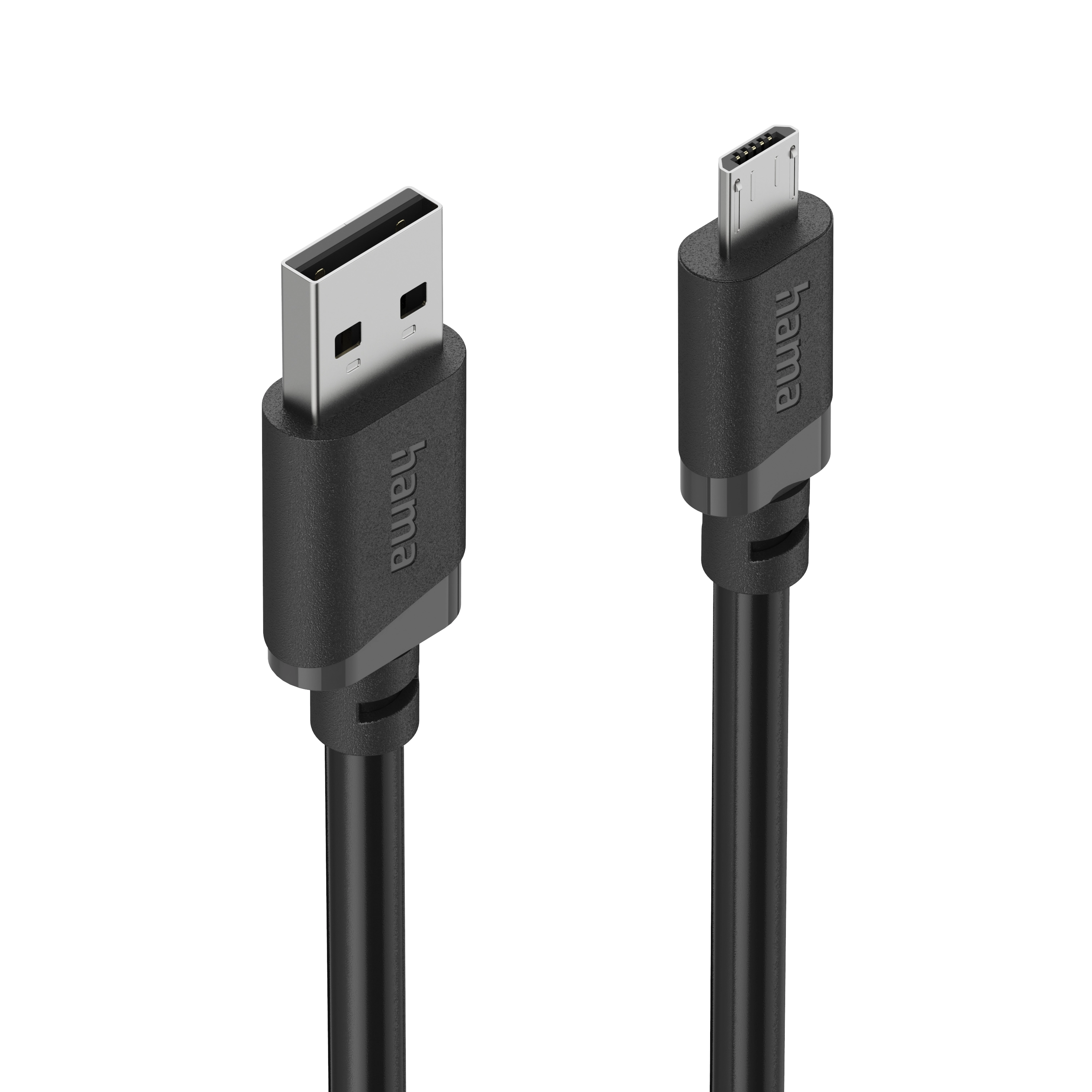 Kabel Hama 201804 USB-A do microUSB 2m Czarny