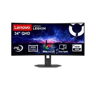 Monitor Lenovo Legion 34W-2c (68F6GACBEU) 32" WQHD Fast VA 240Hz 0,5ms MPRT Gamingowy Zakrzywiony