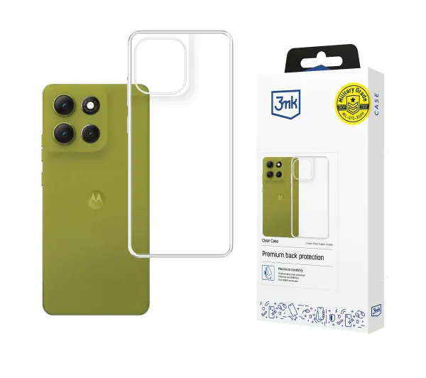 3mk Clear Case do Motorola moto G86 Power