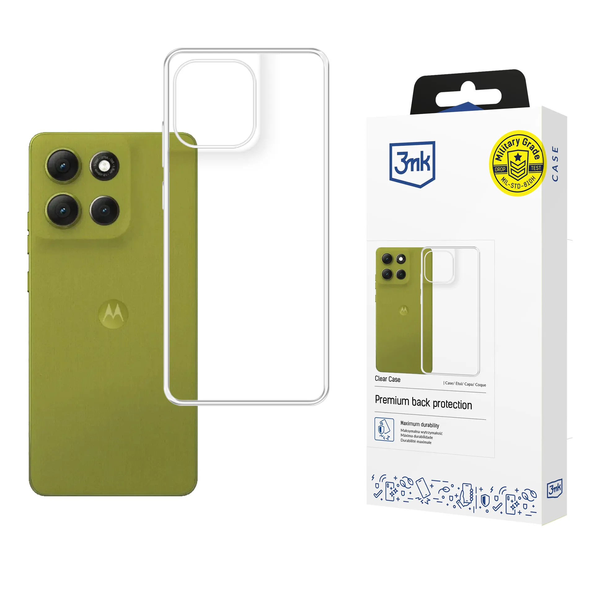 Etui 3mk Clear Case do Motorola moto G86 Power