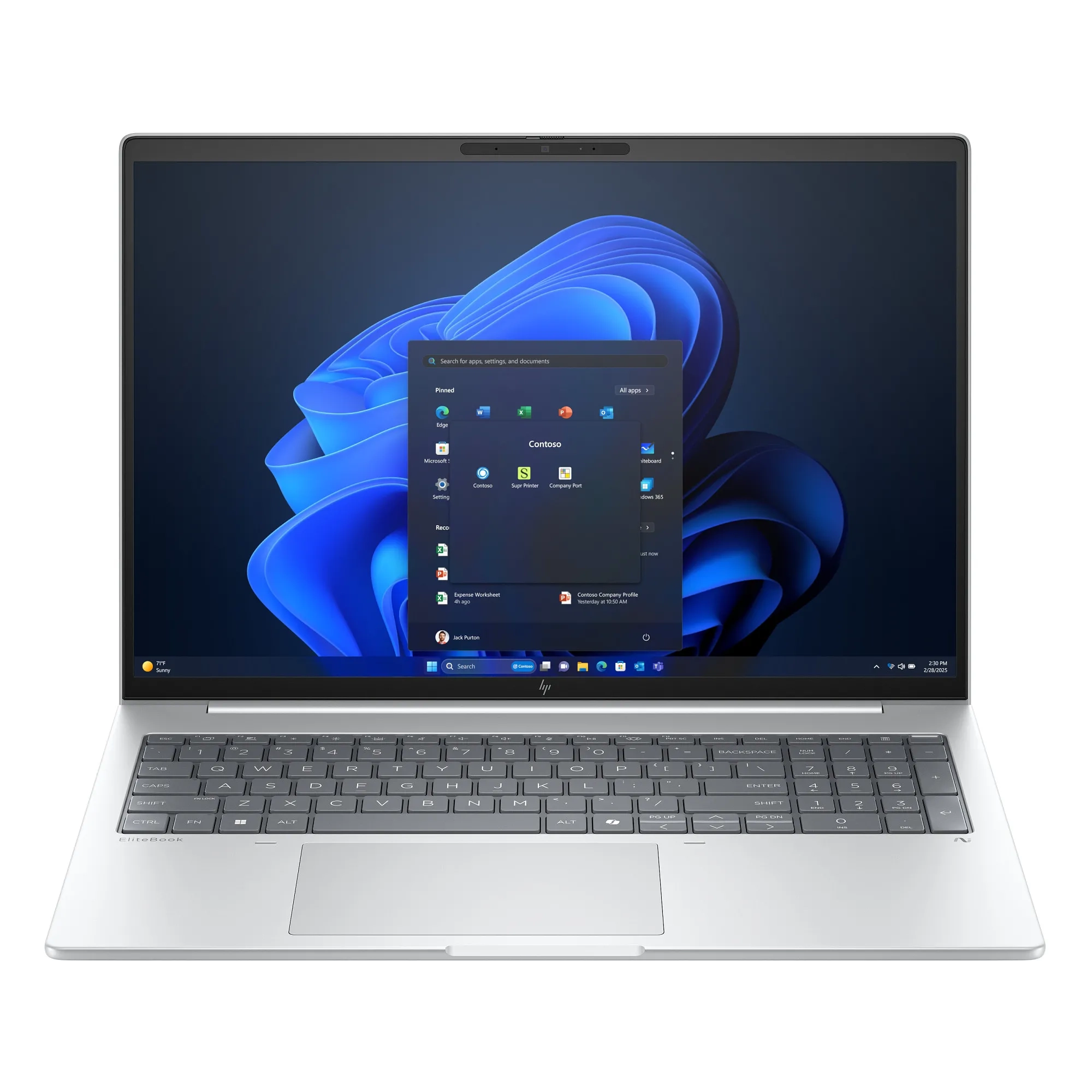 Laptop biznesowy HP EliteBook 8 G1i 16" Ultra 5 225U 16GB RAM 512GB Dysk SSD Win11 Pro Srebrny Funkcje AI