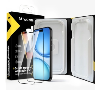 Szkło hartowane Wozinsky EasyFit Clear Glass na iPhone 17 / 16 Pro 2 szt
