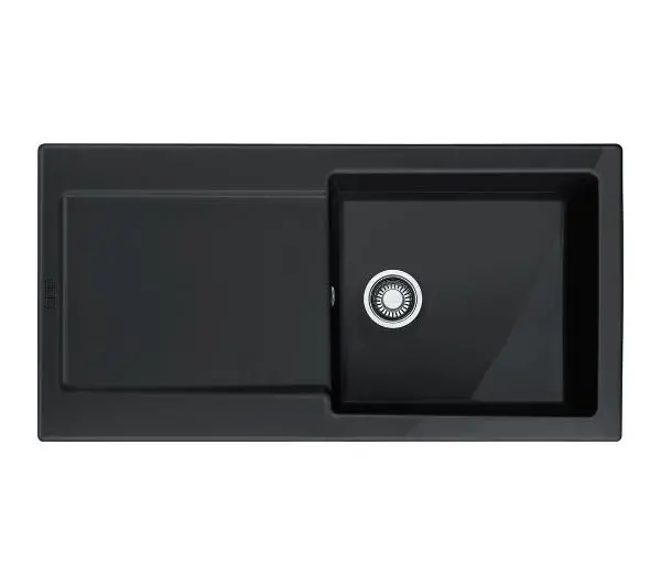 Zlewozmywaki kuchenne - Franke Maris MRK 611-100 Ceramiczny Czarny matowy