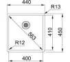 Zlewozmywak Franke Box BXX 210/110-40 Stalowy Srebrny