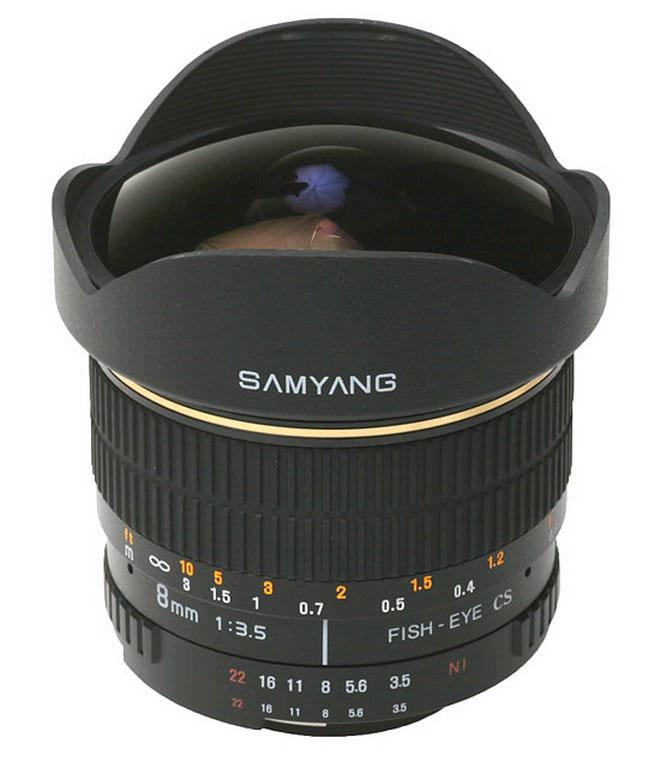 Samyang 8 mm f/3.5 AE Fisheye Nikon