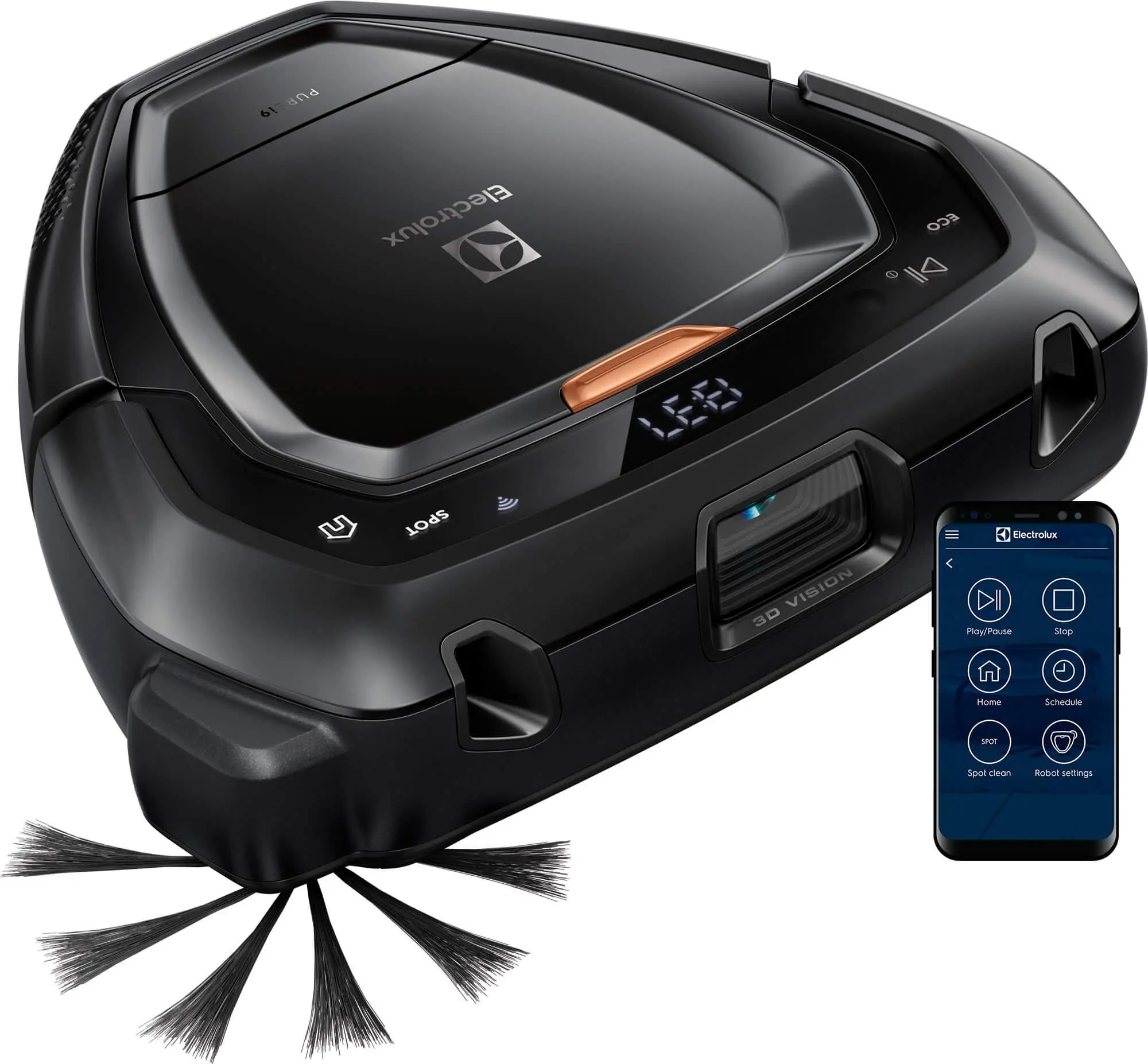 Robot sprzątający Electrolux PURE i9 PI91-5SGM Tworzenie mapy pomieszczenia 75dB