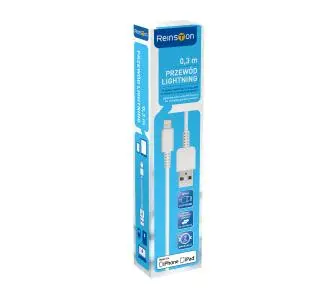 Kabel Reinston EKT11 Lightning 30cm Biały