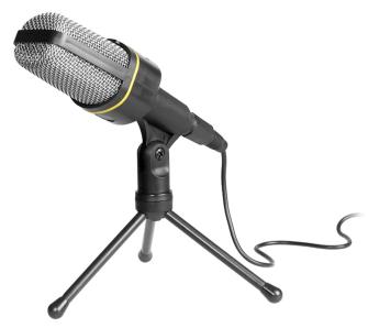 Mikrofon Tracer Screamer Przewodowy  Czarny