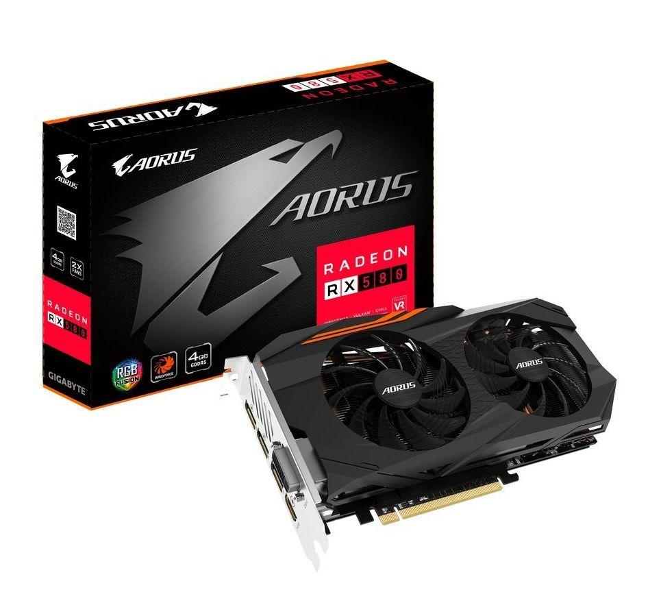 Gigabyte AORUS Radeon RX 580 4GB GDDR5 256bit Opinie, Cena RTV