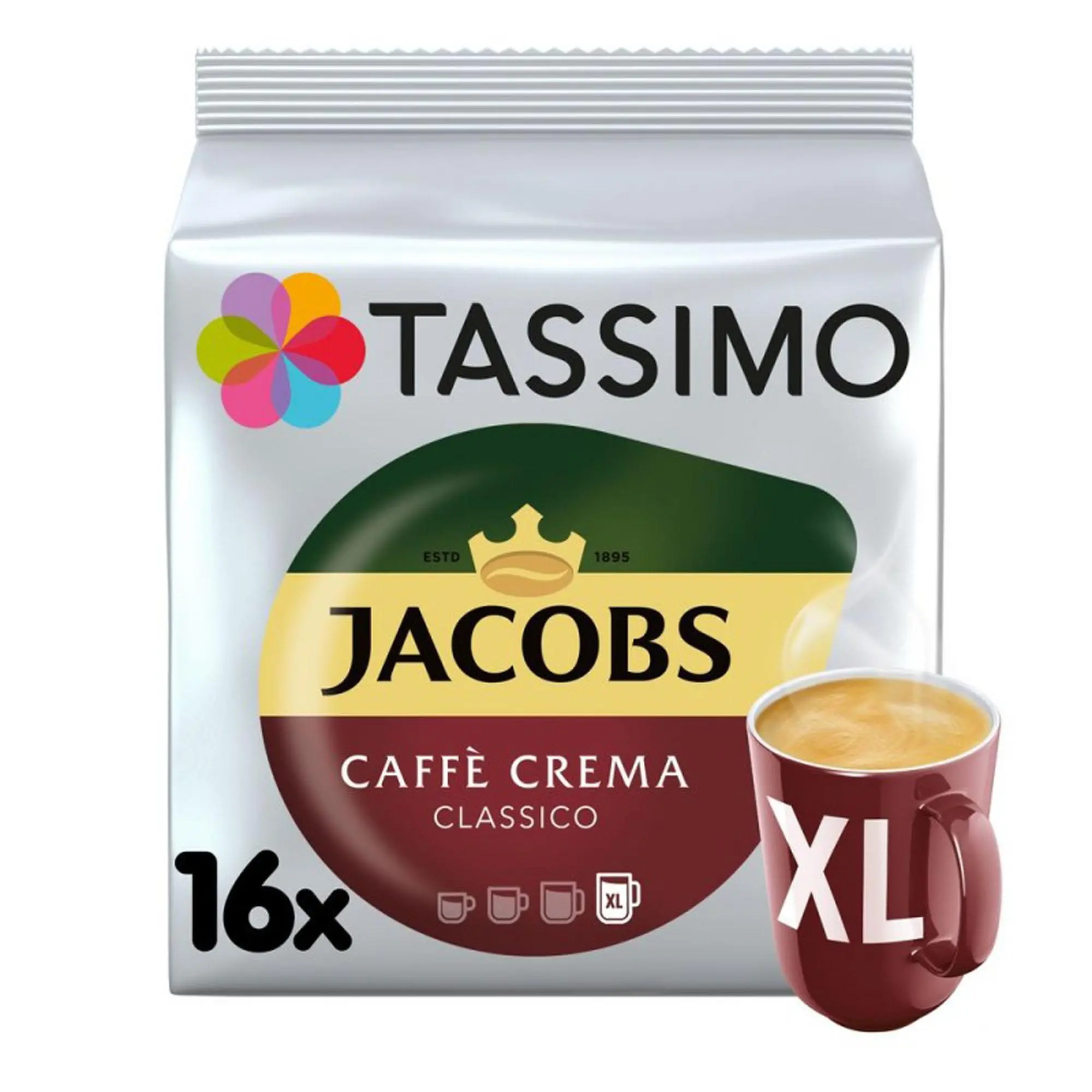 Kapsułki Tassimo Caffe Crema XL 16szt.