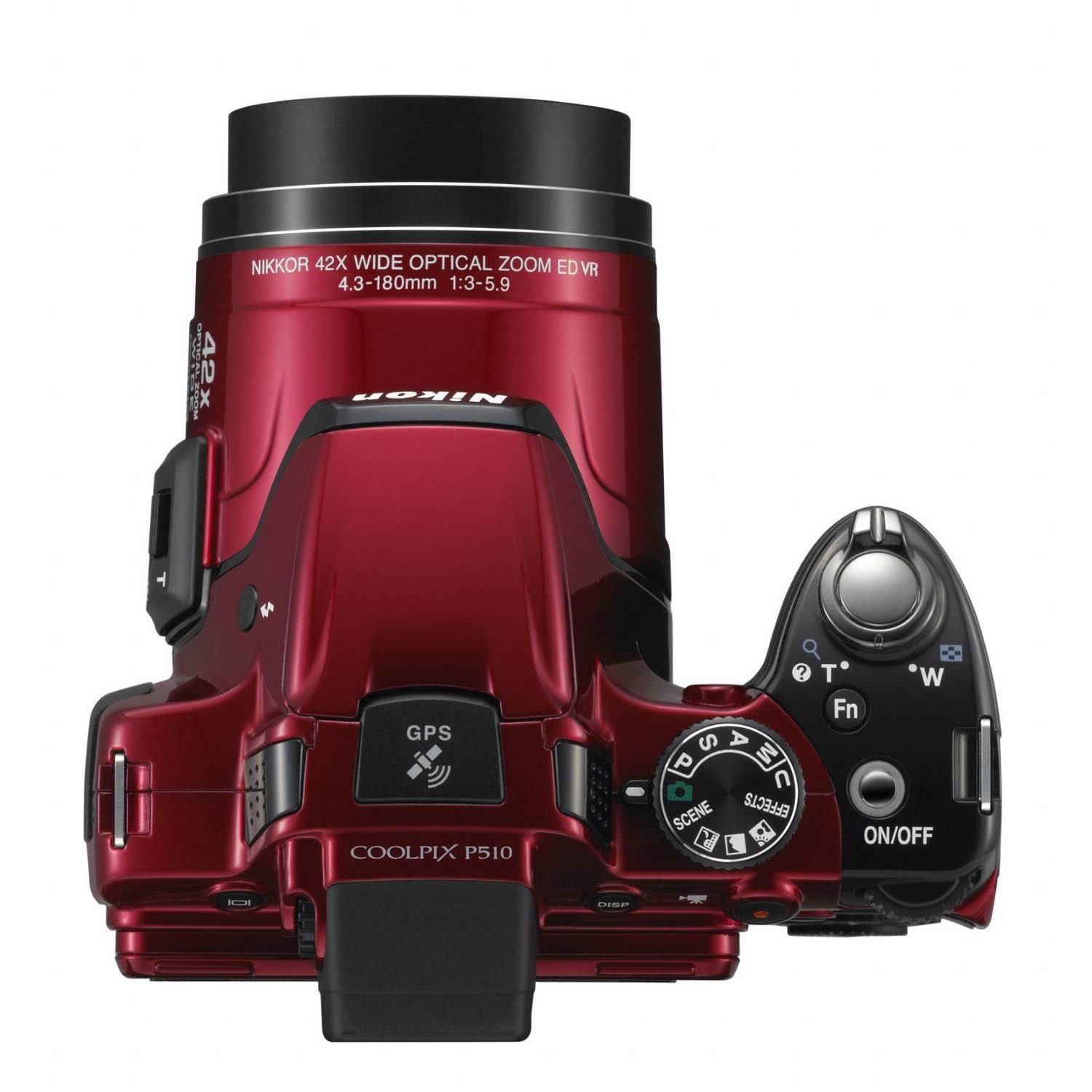 【動確認済み】 Nikon Coolpix P510 レッド　赤 Nikon Coolpix P510 (czerwony) - Opinie, Cena - RTV EURO AGD