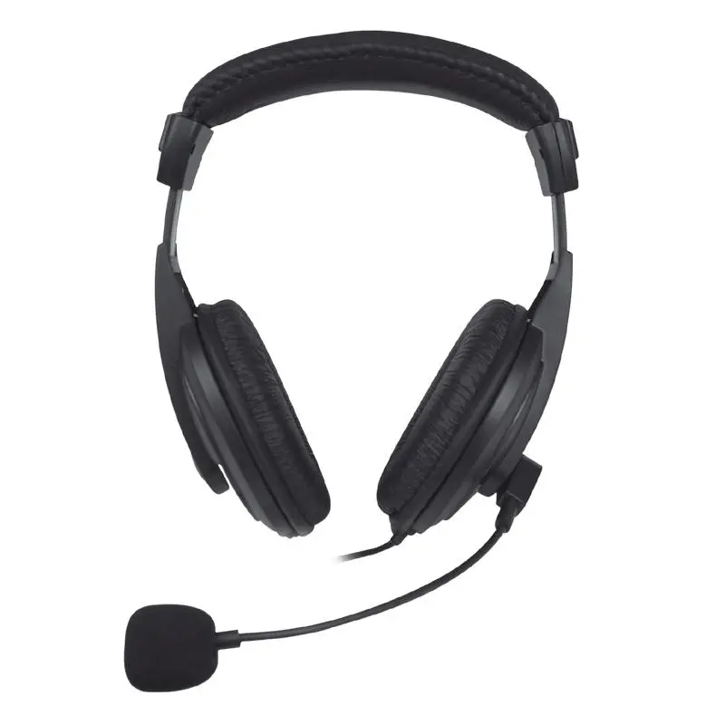 Słuchawki przewodowe z mikrofonem Vakoss SK-601HV Nauszne Czarny