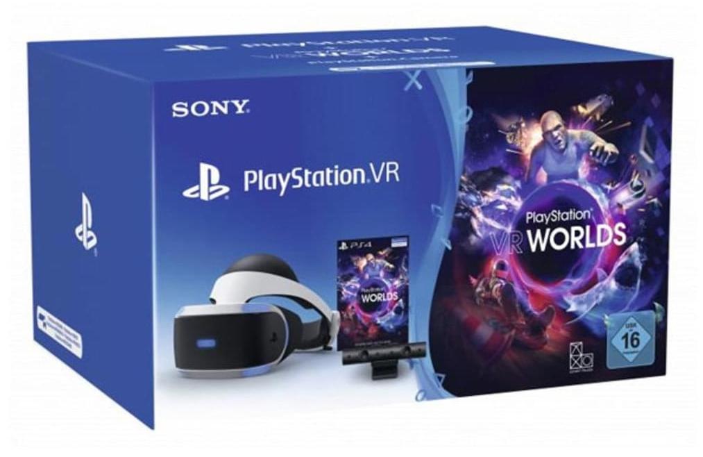 Sony PlayStation VR + PlayStation 4 Camera v2 + VR Worlds (voucher)