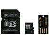 Kingston microSDHC Class 10 32GB + adapter + czytnik