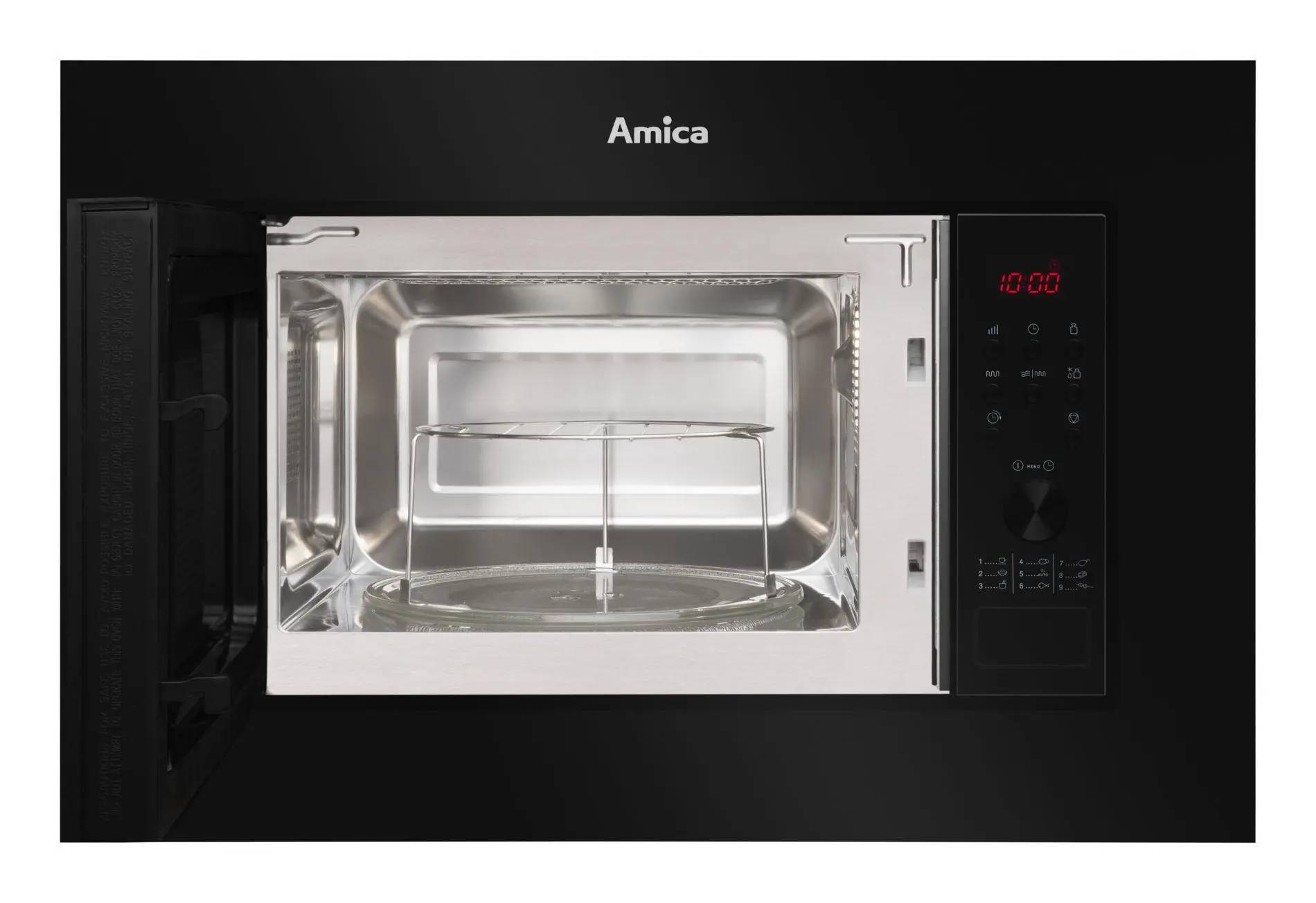 Фото Мікрохвильовка з грилем Amica AMGB20E2GB