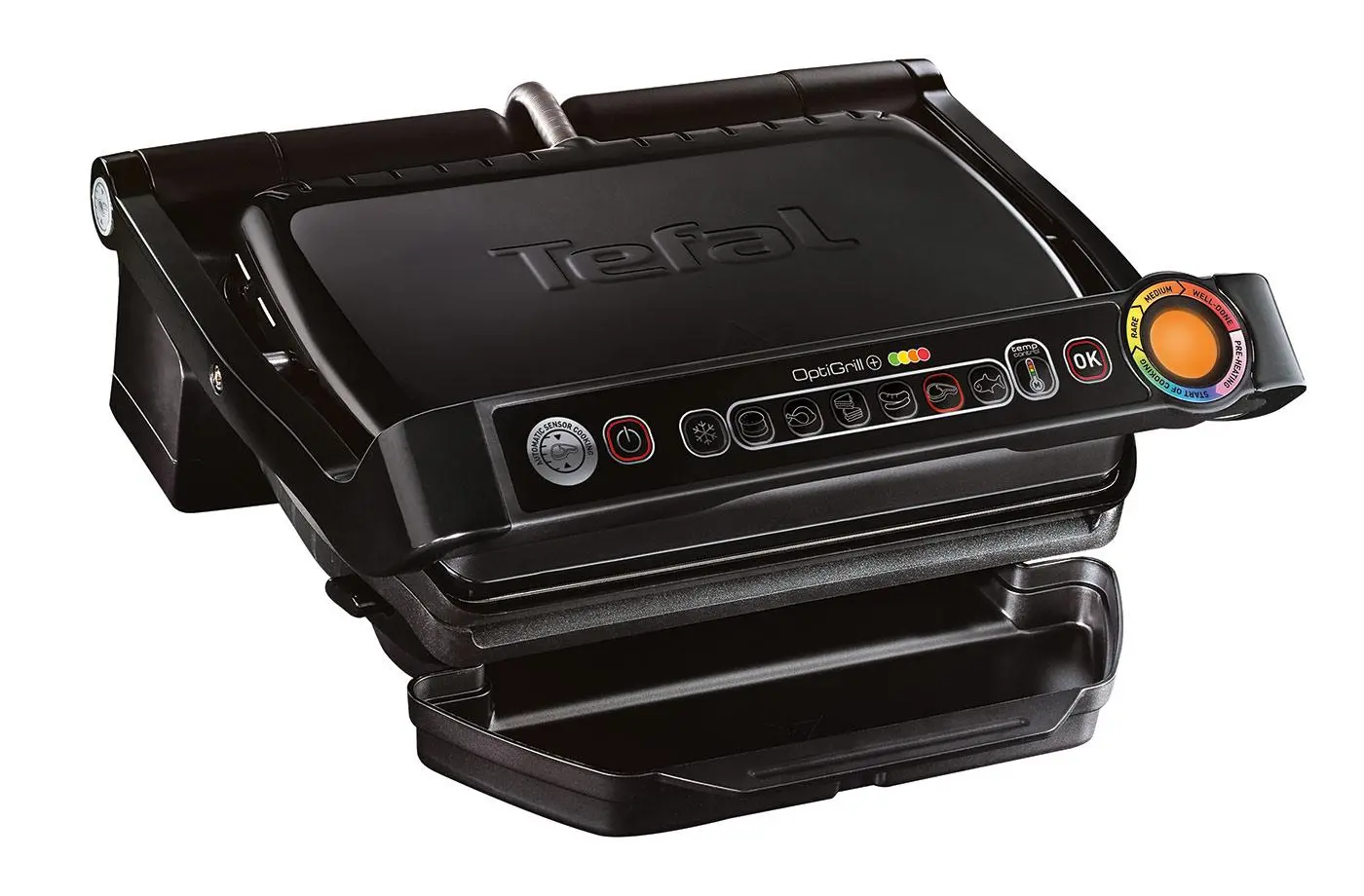 Grill elektryczny Tefal GC714834 OptiGrill+ Snacking&Baking 600cm2 Programy automatyczne