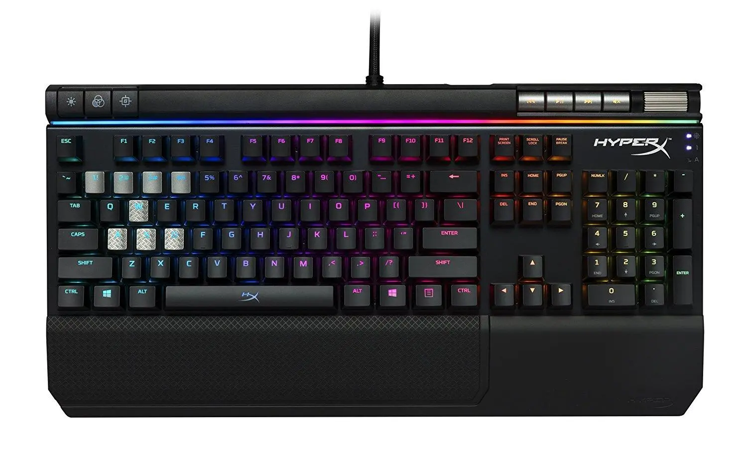 Klawiatura mechaniczna HyperX Alloy Elite RGB Cherry MX Red Czarny