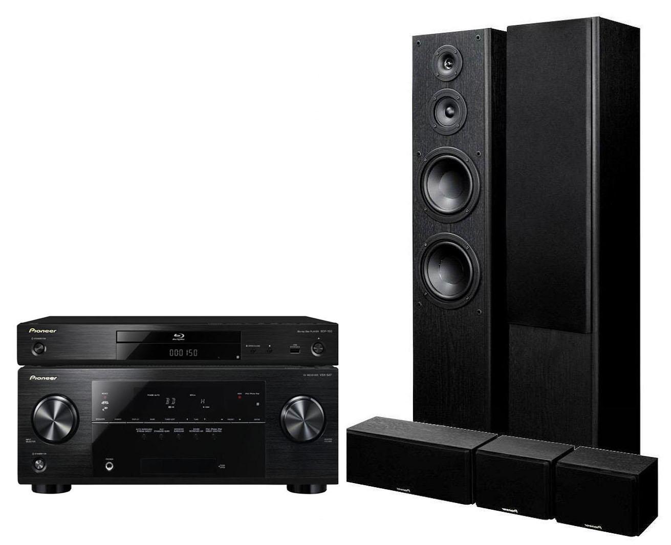 Zestaw kina Pioneer BDP-150K, VSX-527K, S-ES3TB (czarny)