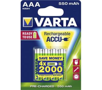 Akumulatorki VARTA Rechargeable ACCU AAA 550 mAh (4 szt.)