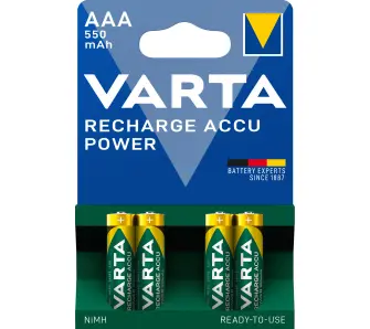 Akumulatorki VARTA Rechargeable ACCU AAA 550mAh 4szt.