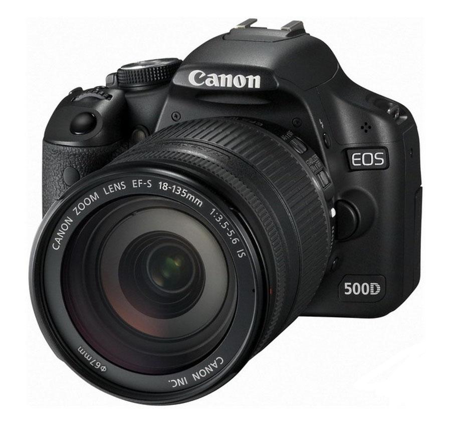 Lustrzanka Canon EOS 500D + 18-135 mm IS