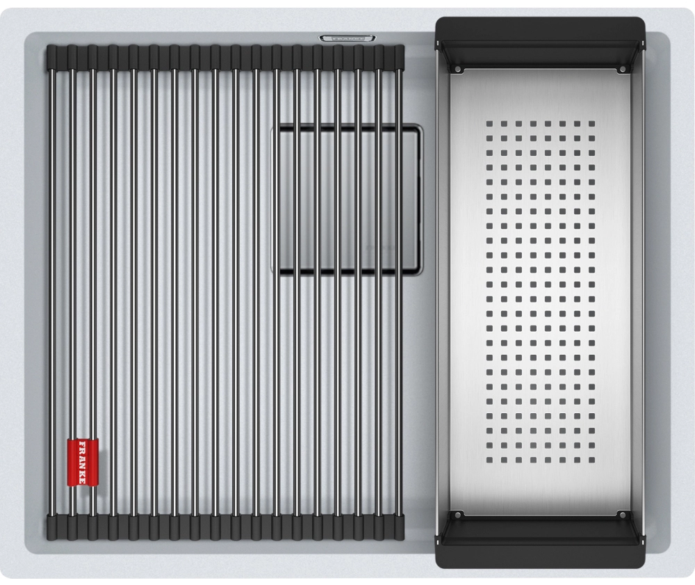 Zlewozmywak Franke Kanon KNG 110-52 Granitowy Biały polarny