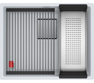 Franke Kanon KNG 110-52 Granitowy Biały polarny - Kup na Raty - RRSO 0%