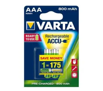 Akumulatorki VARTA Rechargeable ACCU AAA 800mAh 2szt.