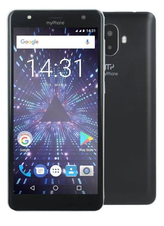 Smartfon myPhone Pocket 18x9 5" 5Mpix Czarny