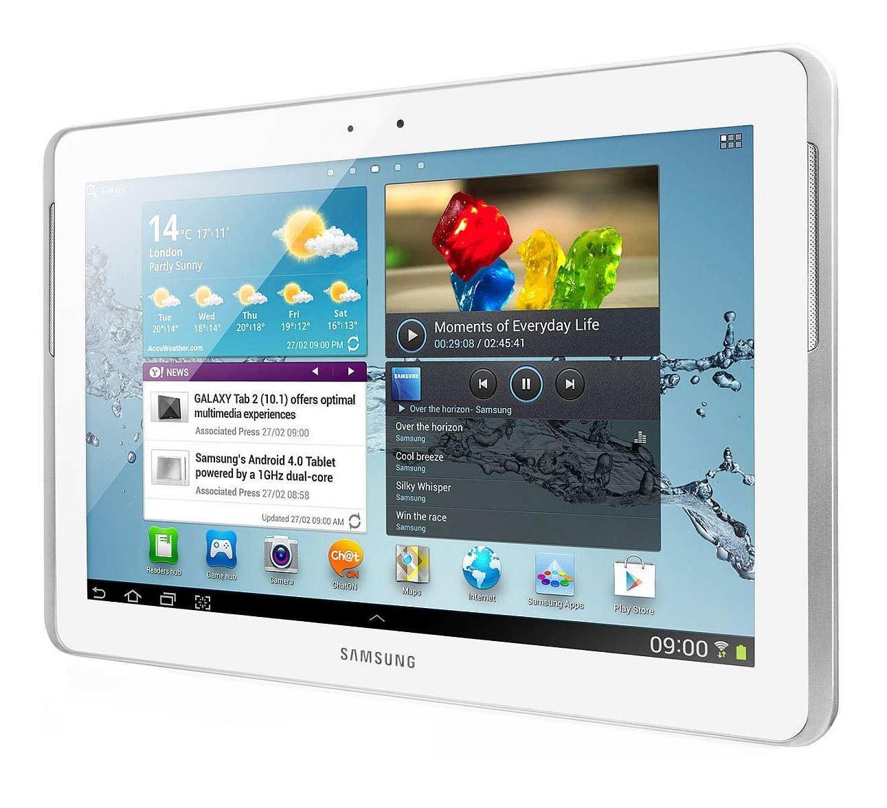 Samsung Galaxy Tab 2 10.1 16GB 3G GT-P5100 Biały