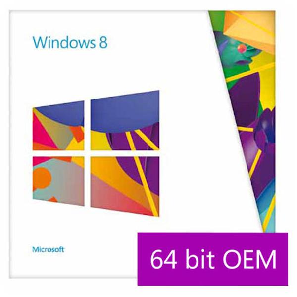 Microsoft Windows 8 64 bit OEM DVD PL