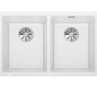 Zlewozmywak Blanco SUBLINE 350/350-U 523578 Granitowy Biały