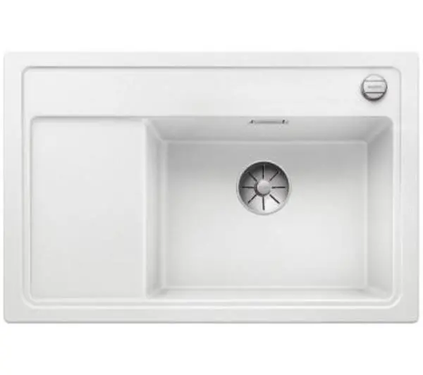 Zlewozmywaki kuchenne - Blanco ZENAR XL 6 S 523778 Compact Komora z prawej strony Granitowy Biały