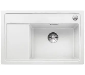 Zlewozmywak Blanco ZENAR XL 6 S 523778 Compact Komora z prawej strony Granitowy Biały