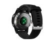 Zegarek sportowy Garmin Fenix 5S Plus Srebrny z Czarnym paskiem