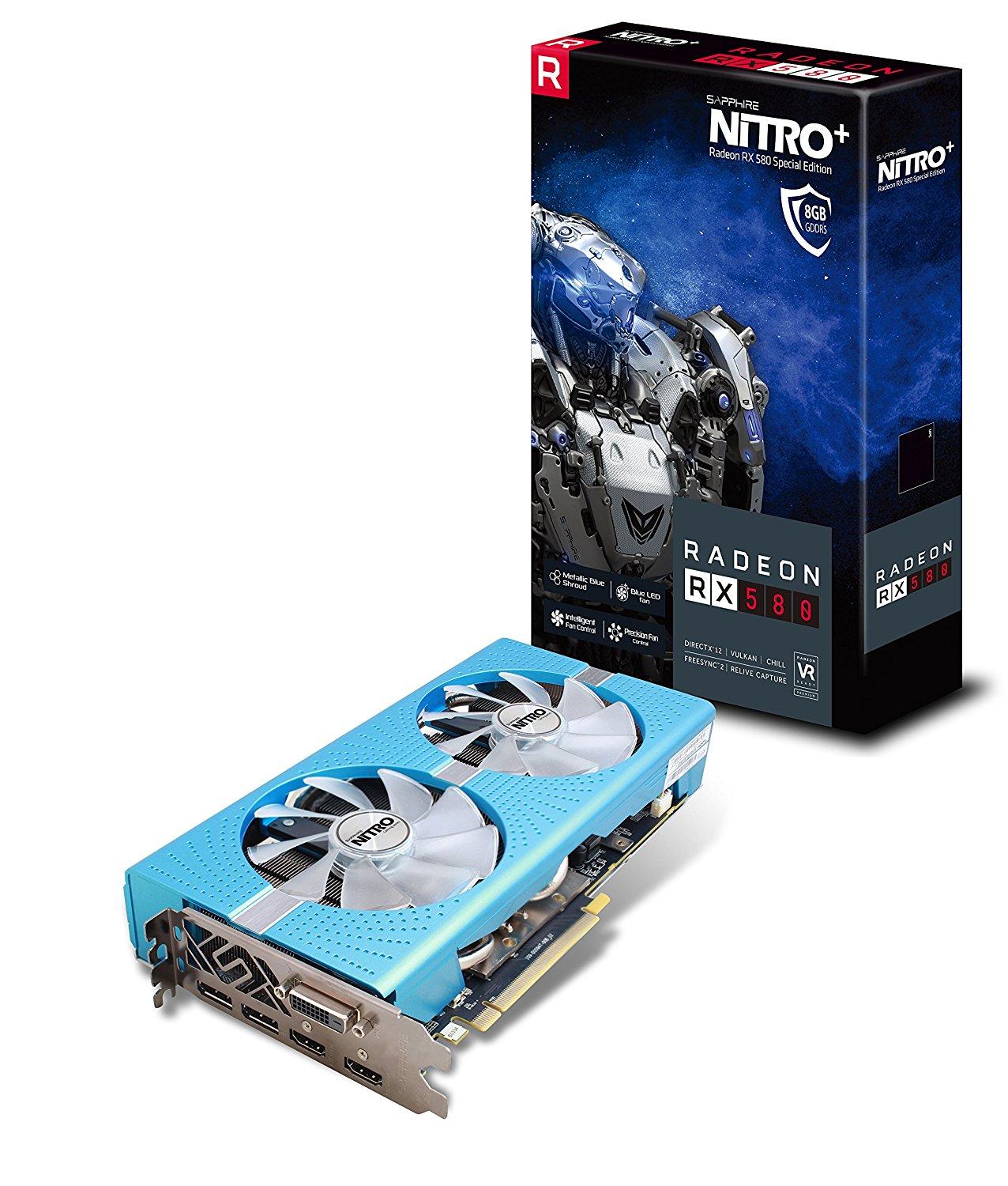 Sapphire technology Radeon RX 580 NITRO+ Special Edition 8GB GDDR5