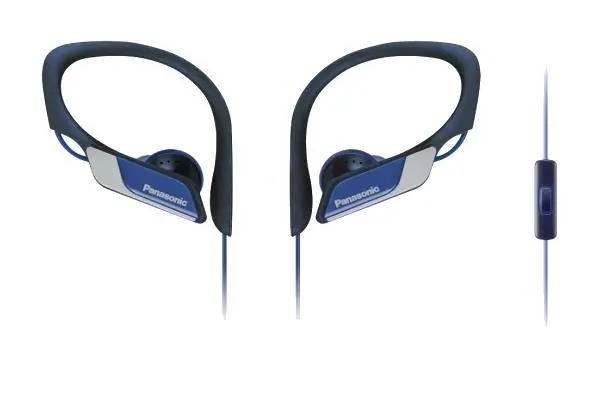 Słuchawki przewodowe Panasonic RP-HS35ME-A Dokanałowe Mikrofon Niebieski