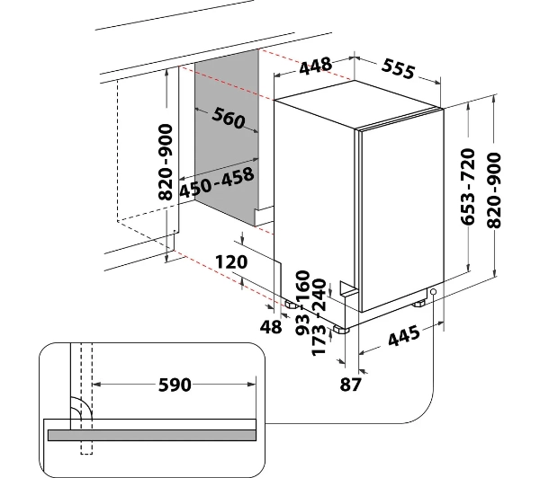 Whirlpool WSIC 3M27 C 44,8cm Kosz z tacą na sztućce - DRUGI -30%, ALBO 4-TY -80% - Kup na Raty - RRSO 0%