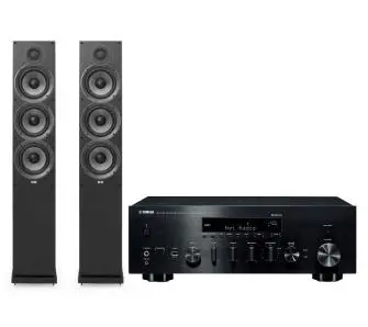Zestaw stereo Yamaha MusicCast R-N803D Czarny, Elac Debut 2.0 F6.2 Czarny
