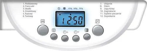 Wypiekacz do chleba MPM MUC-01 12 programów 600W